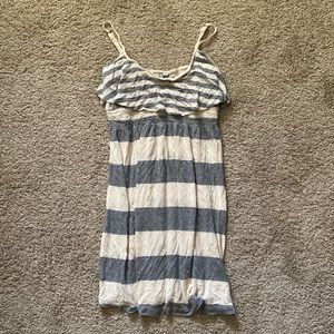 Rip Curl grey striped dress XS
